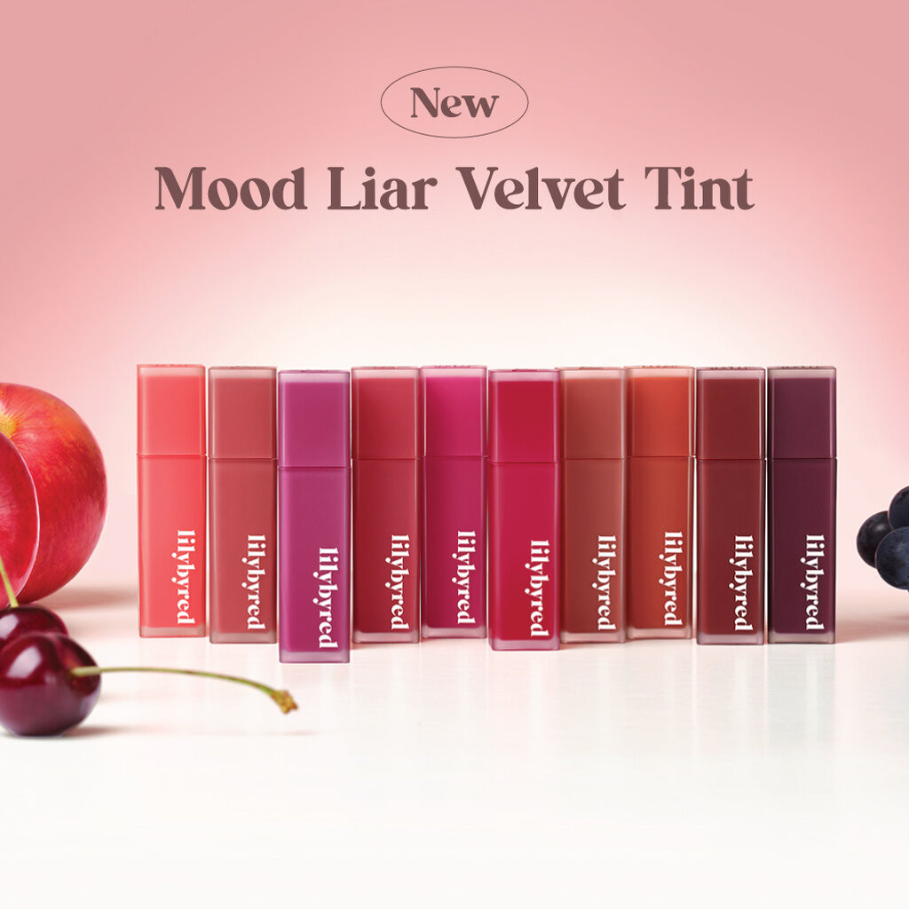 [SALE อ่านก่อนสั่ง exp 2026] LILYBYRED MOOD LIAR VELVET TINT (AD) 4.2 G. ( ลิป ทิ้นท์ เนื้อแมท ติดทน เครื่องสำอางค์)