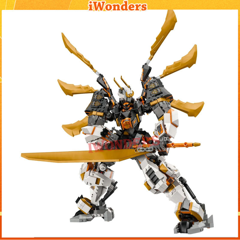 71821 Coles Titan Dragon Mech Building Blocks รุ่นของเล่นเด็กของขวัญเด็กสร้างสรรค์งานอดิเรกคอลเลกชันตกแต่งโต๊ะ