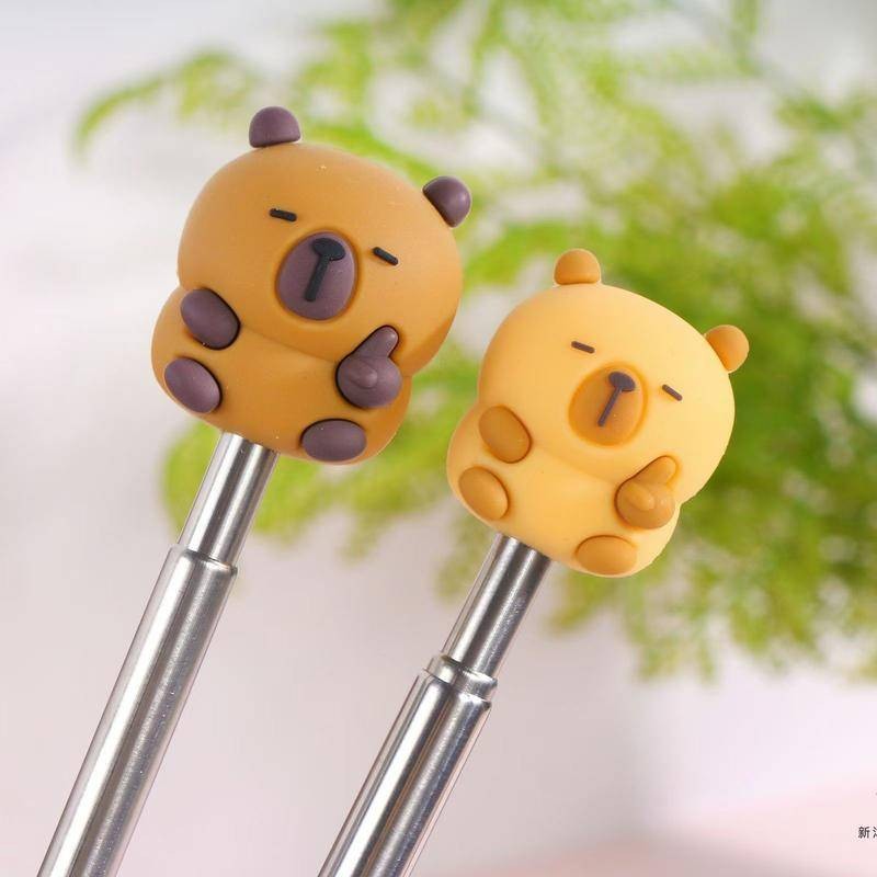 1 ชิ้น Capybara การ์ตูน Telescopic ครูตัวชี้ Anti-slip รูปนิ้วมือมือถือกระดานดํา Presenter Stick โรงเรียนห้องเรียนอุปกรณ์ ราคา ถูกที่สุด ดีลบีเคเค แกลเลอรีภาพที่ 4