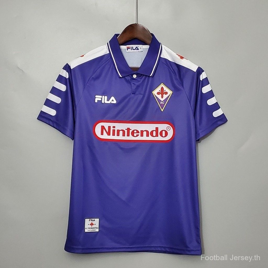 98-99 Fiorentina Home Retro เสื้อฟุตบอลฟุตบอล8JAB