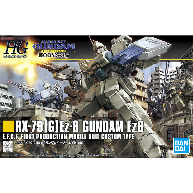 Bandai gundam HG 1/144 HGUC 155 RX-79 [G] EZ-8 Continuous Airborne Backpack gundam Animation สินค้าข