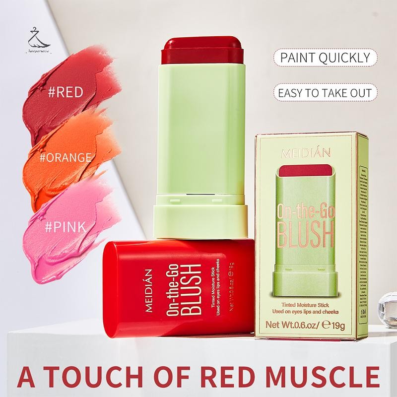[HSSL] Cheek Lip Tinted Moisture Blush Stick Eyes Cheek And Lip Brighten Cream Bronzer High Stick Matte Contour แต่งหน้า MCL7717