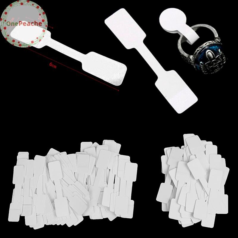 OnePeache 50/100 ชิ้นป้ายราคาเปล่าสร้อยคอแหวนเครื่องประดับป้ายกระดาษ ers VN