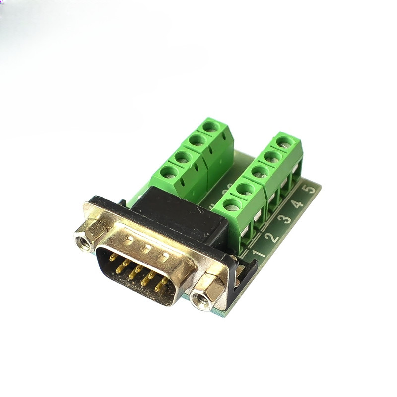 Rs232 Turn Terminal Serial Port Turn Terminal DB9 Turn Terminal DB9 Connector 4.0 ซม. * 3.1 ซม.