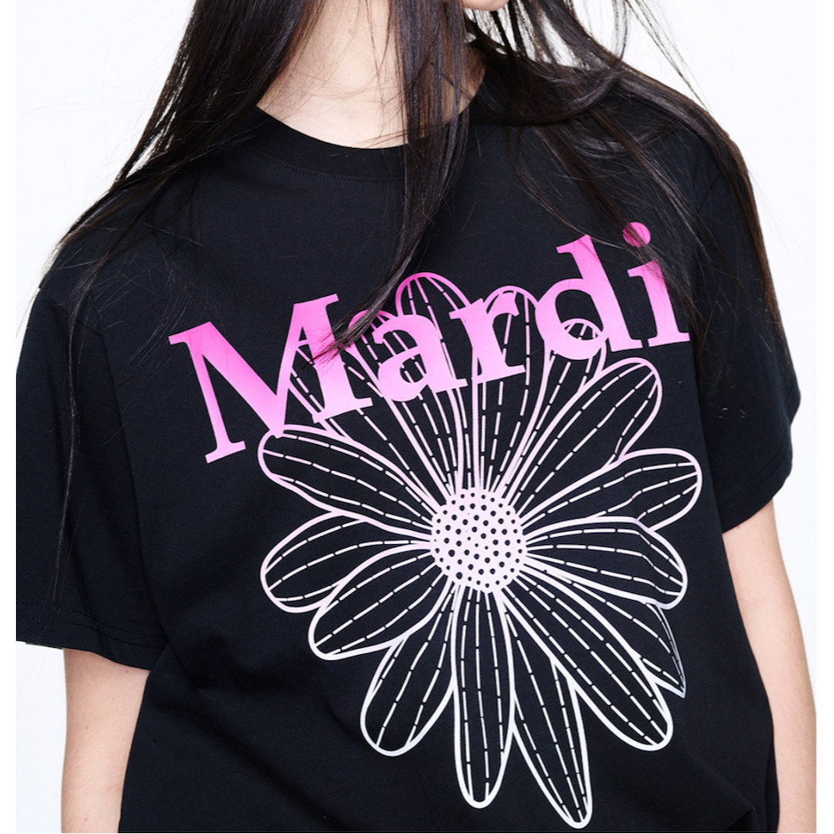 TSHIRT FLOWERMARDI GRADATION / Blackpink is scheduled to be shipped from October 9th /เสื้อ mardi แท