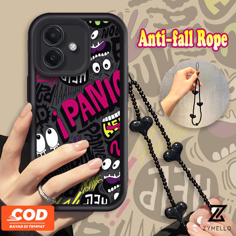 เคสโทรศัพท์ OPPO A3X A3 Pro A80 A60 A79 A58 A18 A17 A57 2022 4G A78 A5s A12แฟชั่น Street Graffiti กันกระแทกเคสโทรศัพท์ TPU