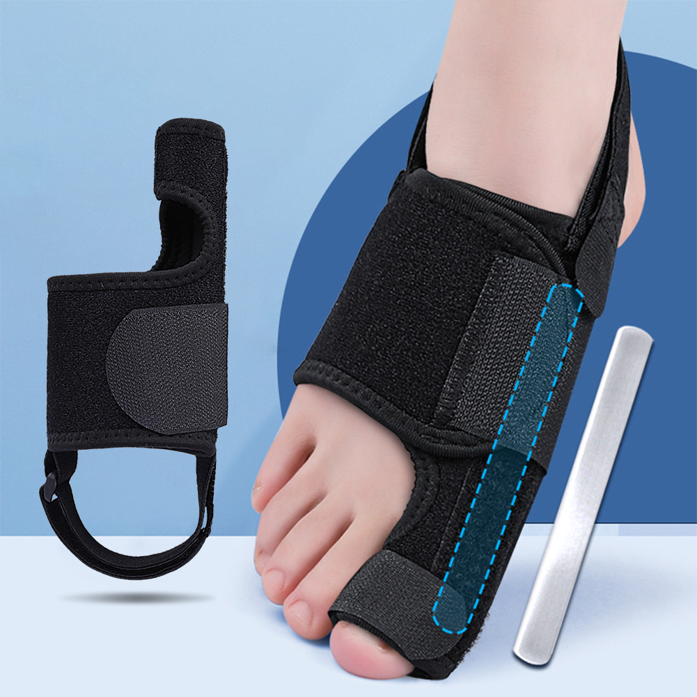 1pcs Bunion Corrector Bunion Splint พร้อมสายปรับ Big Toe Straightener Hallux Valgus รั้งสําหรับ Nigh