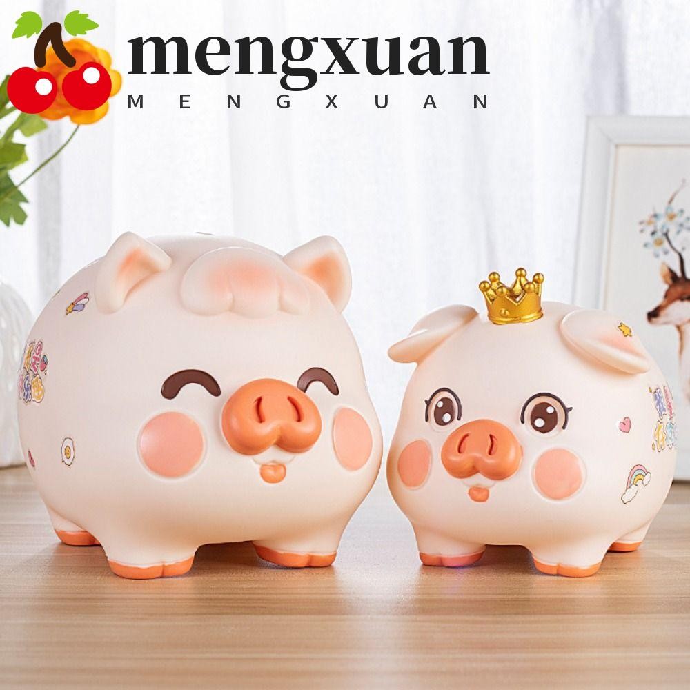 เหมิงซวน ขวดประหยัดสัตว์,การ์ตูนป้องกันการตกหมูกระปุกออมสิน,สร้างสรรค์เคลือบความจุสูงขวดประหยัดเครื่องประดับของขวัญ