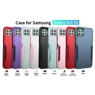 สําหรับ Samsung Galaxy A22 5G เคสโทรศัพท์สีคู่ Pioneer ใหม่พร้อมฝาครอบป้องกันสองชั้นคุณภาพสูงและฝาครอบป้องกันการตก