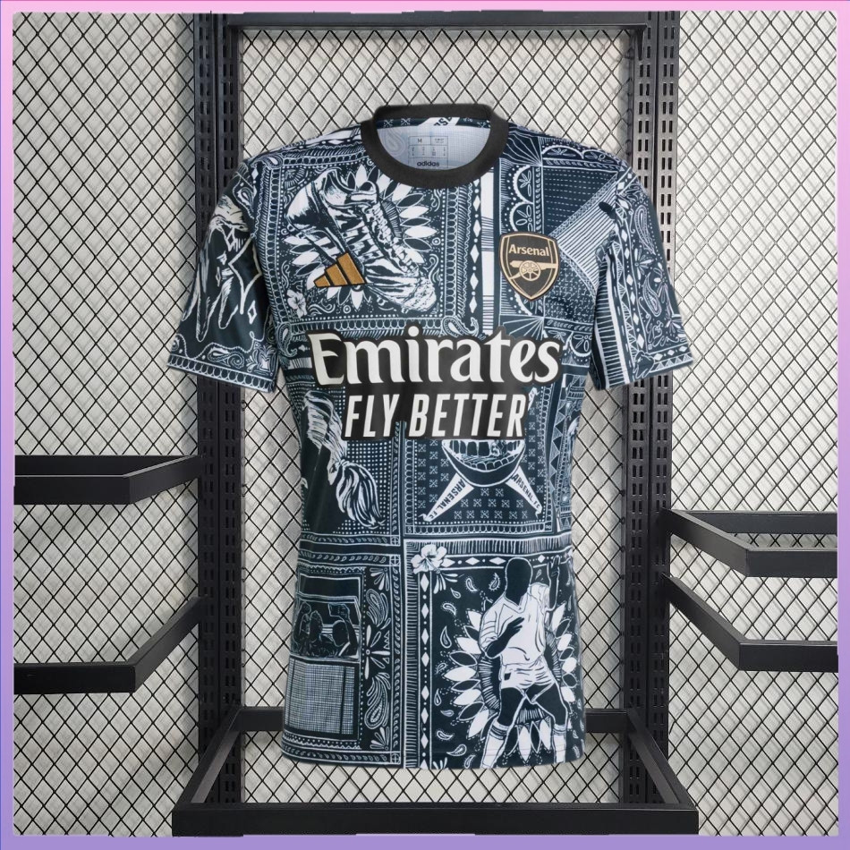 Arsenal 2024/25 Ian Wright Pre-Match Collection Jersey