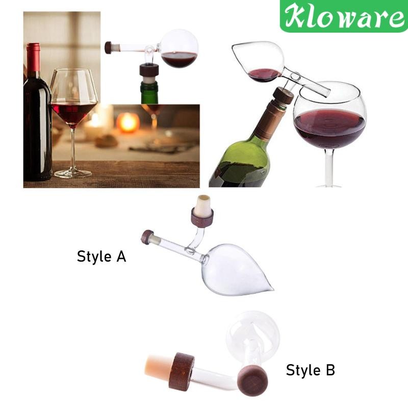 [Kloware] Aerator Pourer Whisky ขวดเหล้าสีแดงสําหรับงานปาร์ตี้รวบรวม