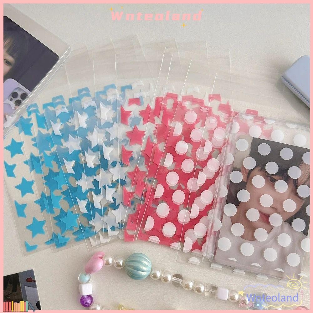 Wnteoland 10/50PCS Candy ถุงของขวัญ,น่ารักใส OPP Self กาวกระเป๋า,ภาพเคลื่อนไหวอุปกรณ์ต่อพ่วง PE Star คุกกี้เบเกอรี่ถุงบรรจุภัณฑ์เครื่องประดับของขวัญบรรจุภัณฑ์
