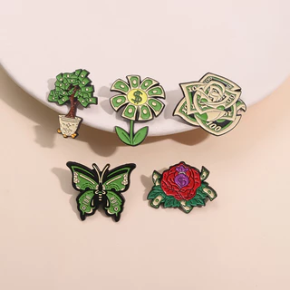 Creative Dollar ธนบัตรออกแบบเข็มกลัดโลหะการ์ตูนสัญลักษณ์เงิน Badge Lapel Pin แฟชั่นเสื้อผ้าอุปกรณ์เสริมเครื่องประดับของขวัญ