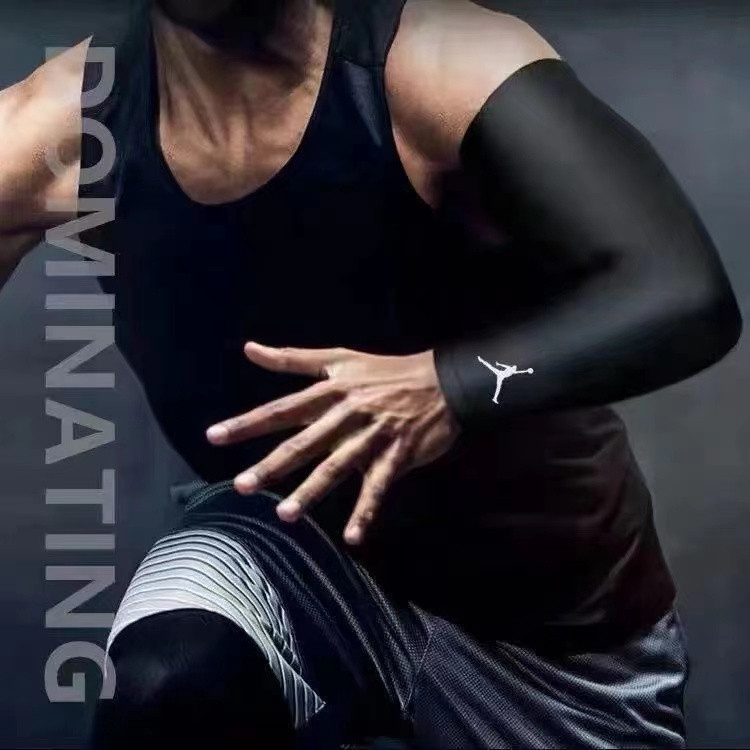 AJ ปลอกแขน (1คู่) มีให้เลือก2รุ่น แบบสวมนิ้ว/แบบหุ้มขอ UPF50+ปลอกแขนสวมนิ้ว ออกกำลังกาย Sport กีฬา