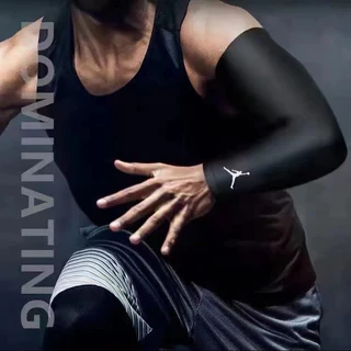 AJ ปลอกแขน (1คู่) มีให้เลือก2รุ่น แบบสวมนิ้ว/แบบหุ้มขอ UPF50+ปลอกแขนสวมนิ้ว ออกกำลังกาย Sport กีฬา