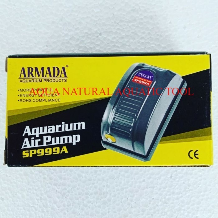 ARMADA SP 999 A ปั๊มลมเครื่องเติมอากาศตู้ปลา 1 รูออกใส่ปั๊มลม