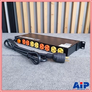 ปลั๊กเหลือง ส้ม COMSON AEC-10 รุ่นใหม่ ปลั๊กRACK 12ช่อง มิเตอร์ วัด4แบบ AEC10 AEC 10 ปลั๊กพ่วงติดแร็ค ปลั๊กรางจ่ายกระ...