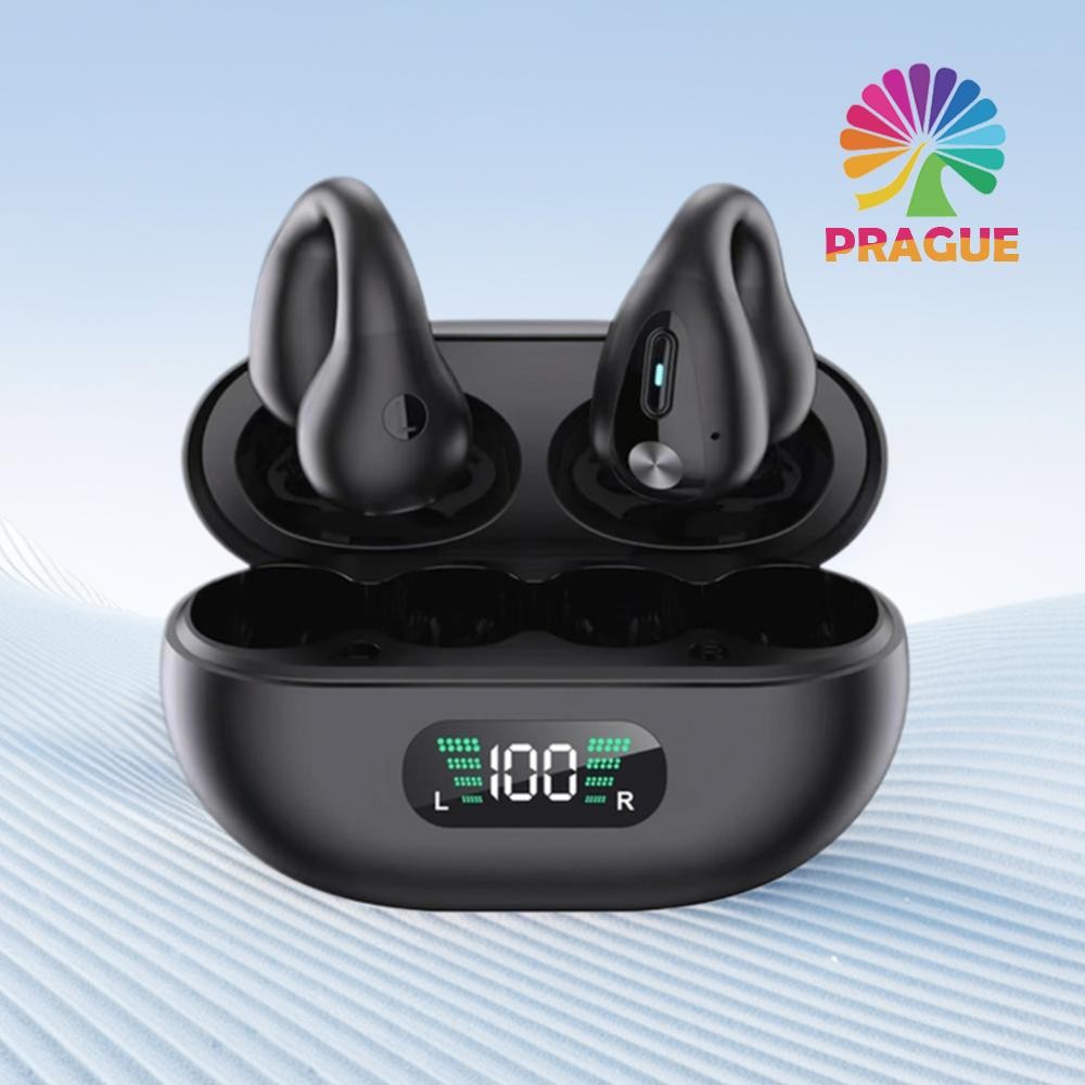 Smart AI Translator Earbuds Bluetooth-Compatible 144 ภาษา Bone Conduction # [prague.th]