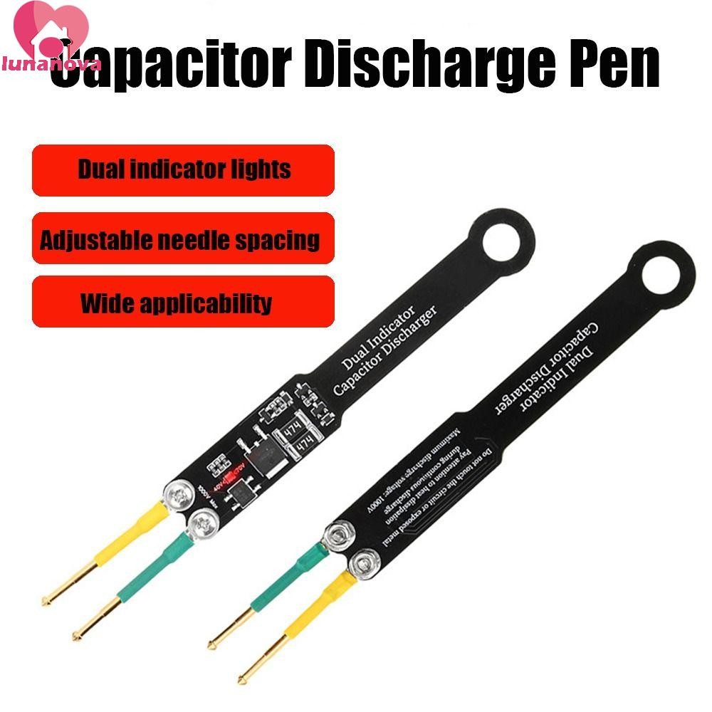 Lunanova Discharge Maintenance Tool, with Dual LED High Voltage Discharge Capacitor Discharge Pen, C