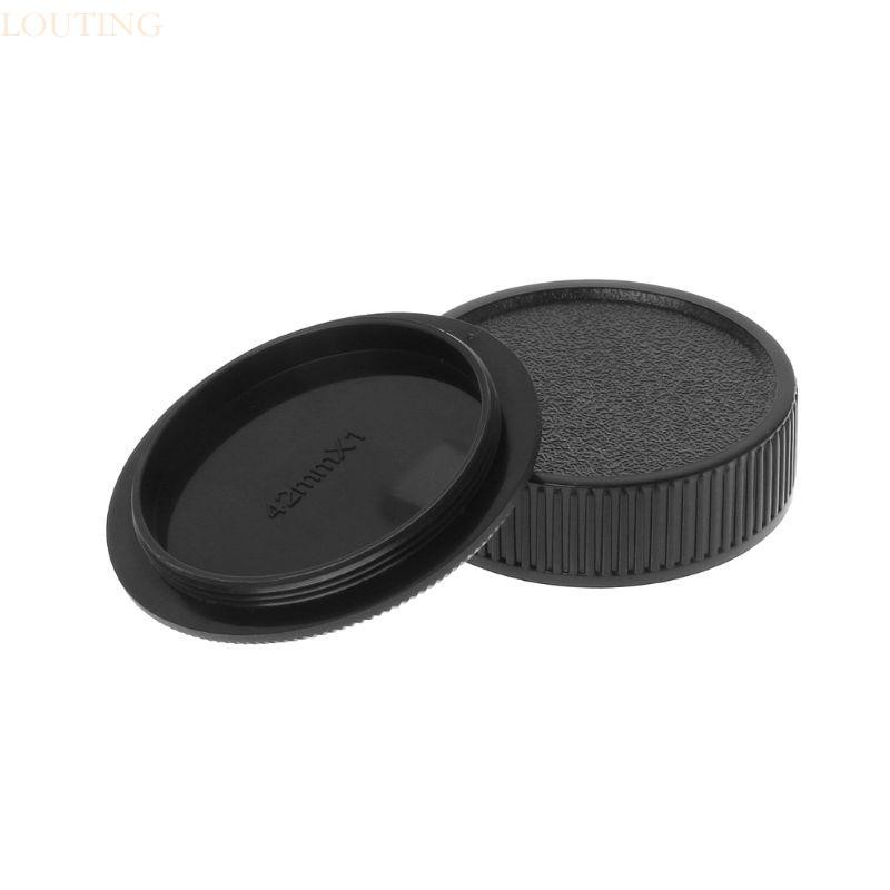 Louting Front Body Cap ฝาครอบเลนส์ด้านหลังสําหรับ M42 42 มม. ชิ้นส่วนเลนส์กล้อง