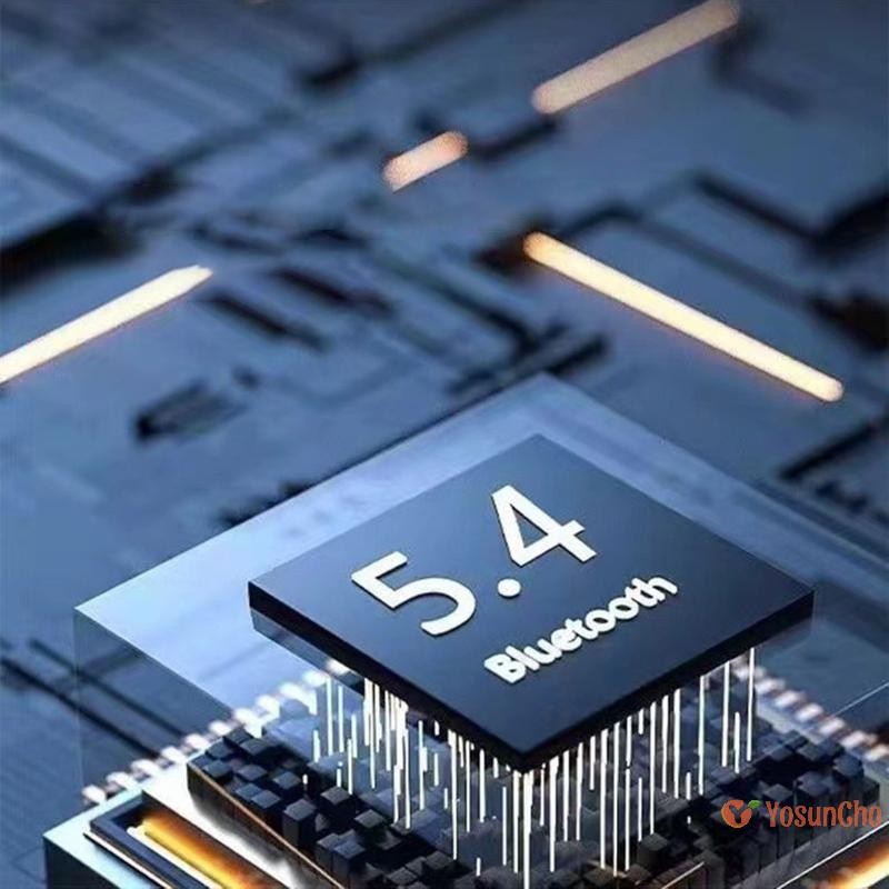 โยซันโช] 5.4 เปิด 180° Rotation ชุดหูฟังธุรกิจไร้สายพร้อมไมโครโฟน Air Conduction Ear-hook Touch Control กีฬา Hifi หูฟังใหม่