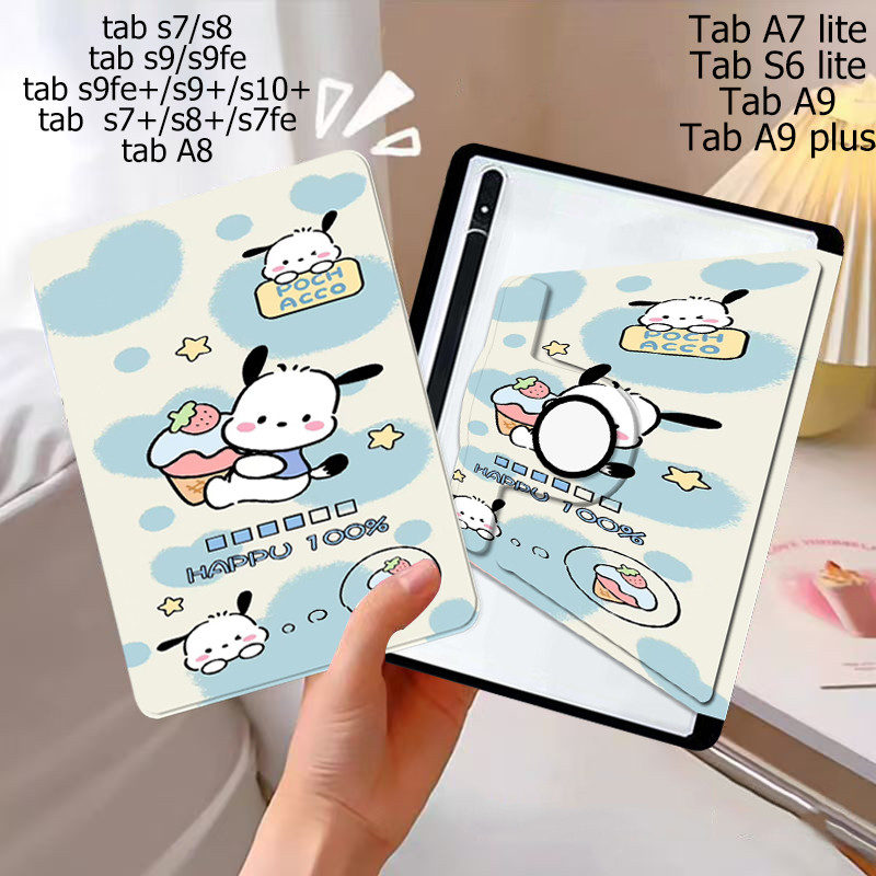 เคสหมุนได้ 360° เคส samsung galaxy tab A7lite S6lite S7/S8 S7FE/S7+/S8+ A8 S9/เคส samsung s9fe S10+/