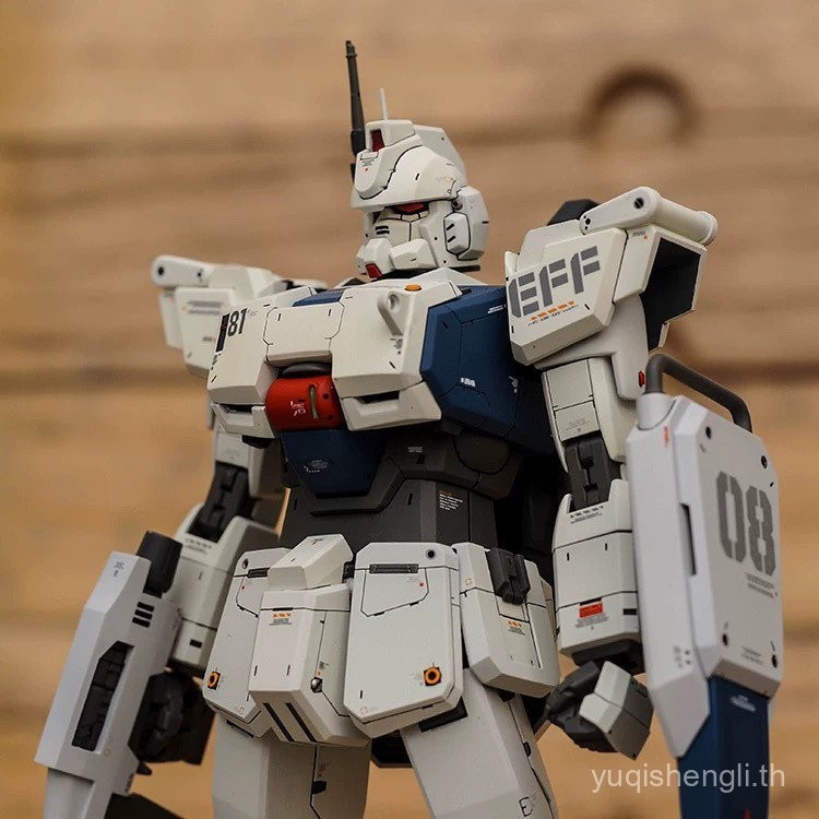 รวมกระดาษ [EVO] MG 1/100 RX-79 [G] Ez-8 GK โมเดลเรซินสีขาว ชิ้นส่วนดัดแปลง ทีม 08