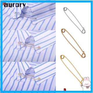 AURORY 1 ชิ้นเสื้อคอปก Pin, Collar Stiffener เครื่องประดับขอ…