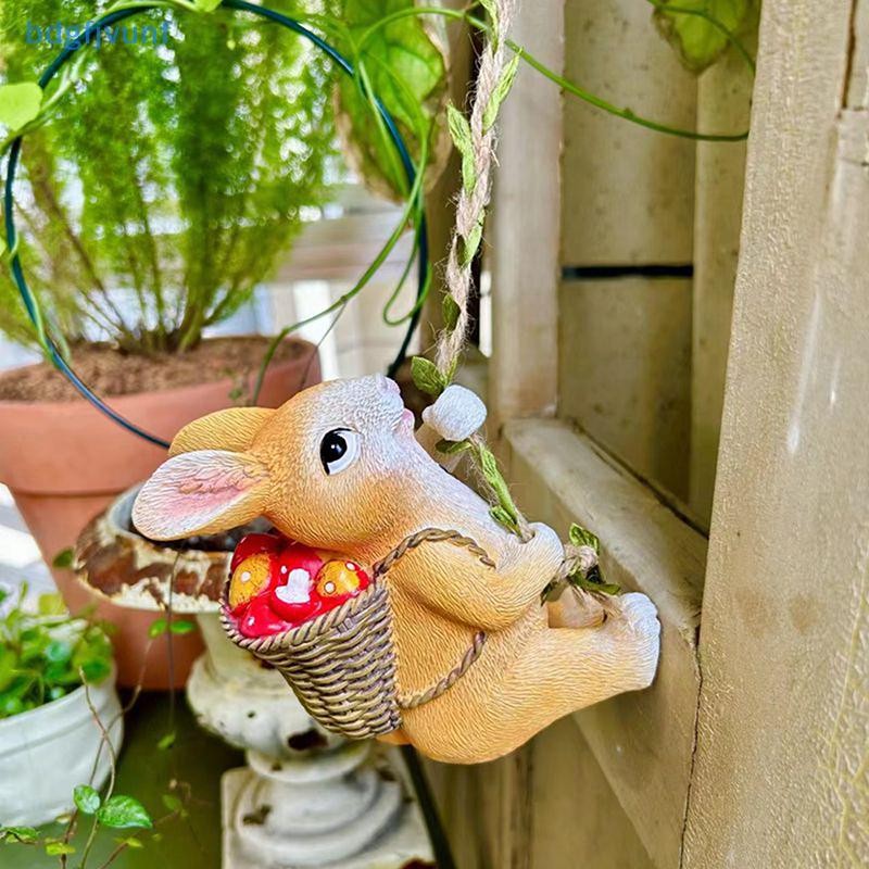 BDGF 1PCS เรซิ่นสัตว์ขนาดเล็กกระรอกลิงเป็ดจี้รูปปั้นสวน Miniature ภูมิทัศน์ตกแต่งสวนกลางแจ้งรูปปั้น TH