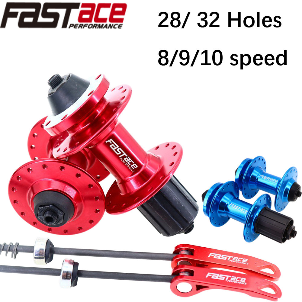 FAST Bike hub MTB 32 หลุม Quick Release Disk เบรค 6 สลักเกลียวด้านหน้าด้านหลัง hub 32H hub สําหรับ shimano HG หลวมลูกปัด