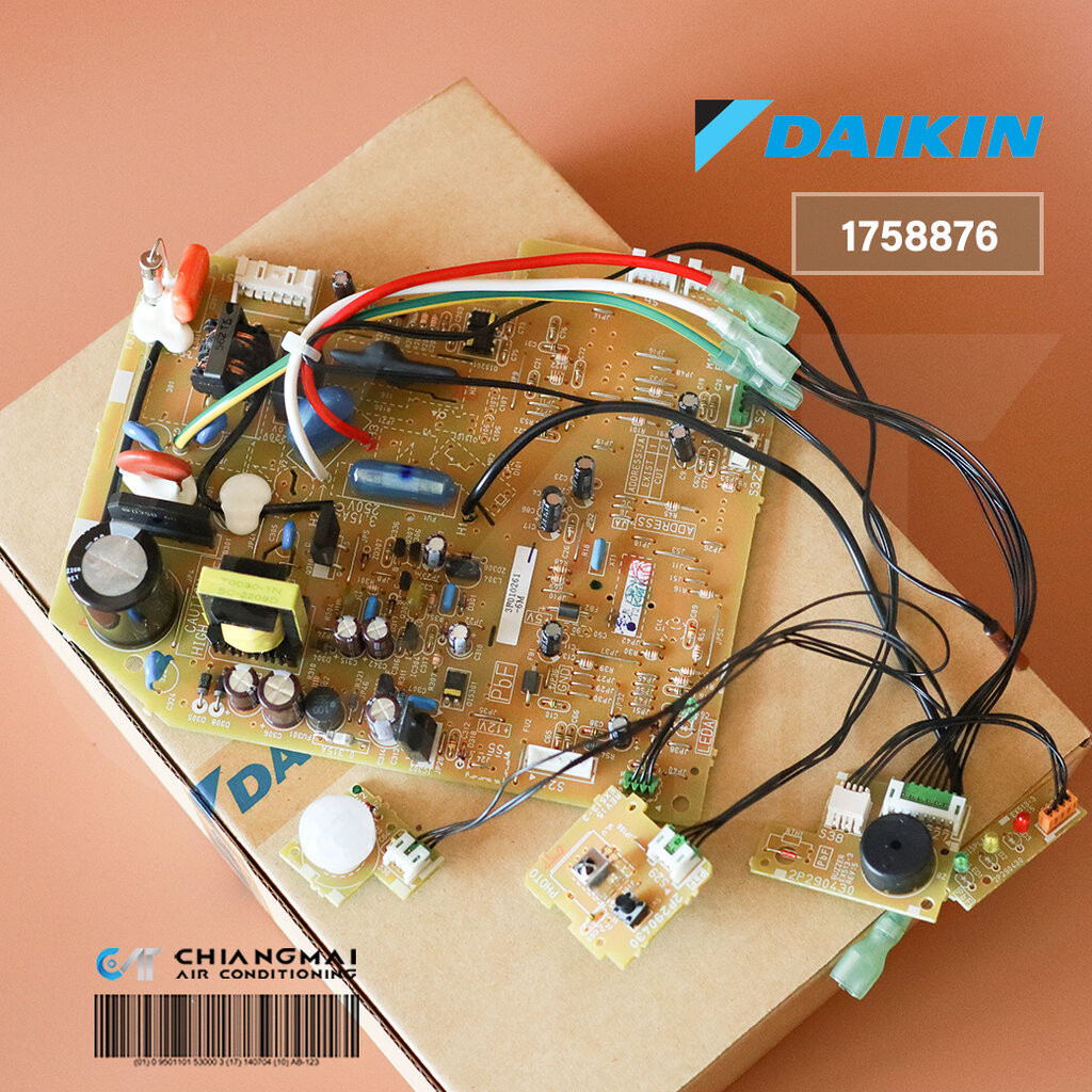 1758876 แผงวงจรแอร์ Daikin แผงบอร์ดแอร์ไดกิ้น แผงบอร์ดคอยล์เย็น รุ่น FTKD18GV2S อะไหล่แอร์ ของแท้ศูนย์
