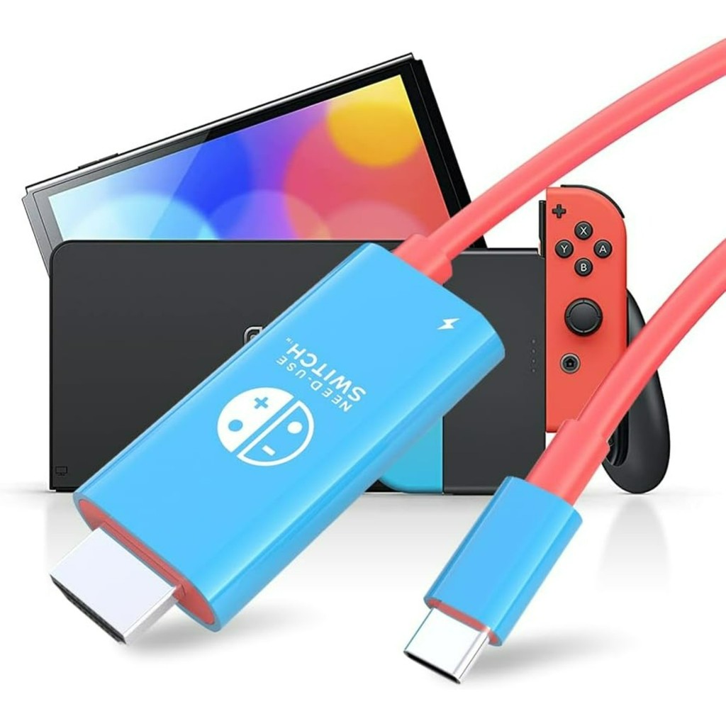 Switch Dock สําหรับ Nintendo Switch Dock/Nintendo Switch OLED Dock, 6FT Switch TV Dock, Steam Deck D