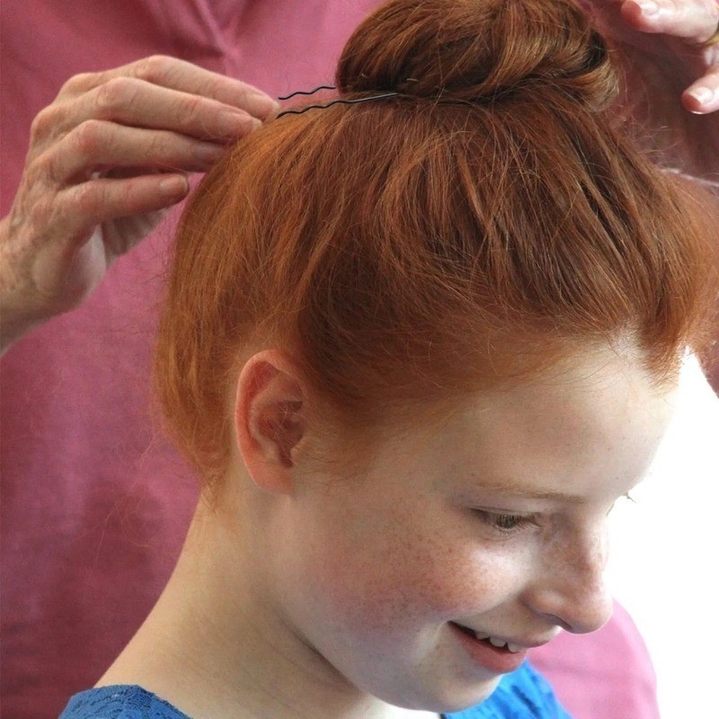 ยู-คลิปโลหะดำขนาด6เซนติเมตร, เครื่องประดับผมสำหรับเจ้าสาวและร้านทําผม ทนทานและสวยงาม - รูปที่ 3