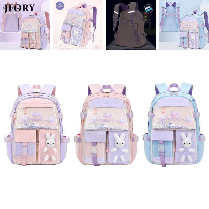 Jfory Kids Backpack Water Resistance Knapsack Girls Backpack School Bags Casual Daypack Shoulder Bag for Hiking, Travel,
