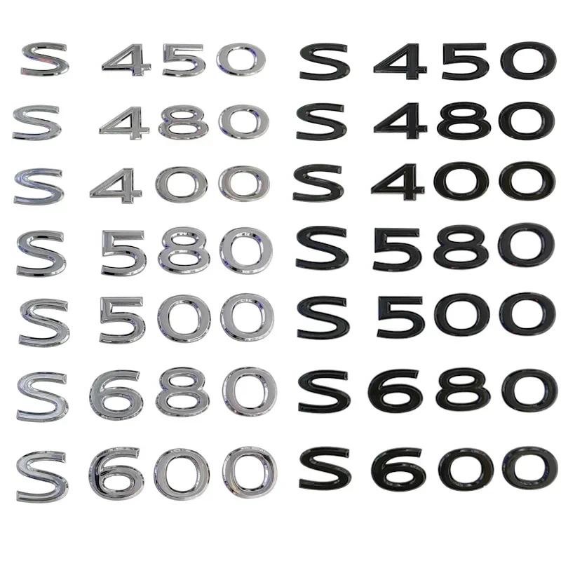 รถด้านข้างสติกเกอร์สัญลักษณ์ด้านหลังป้ายสําหรับMercedes Benz Maybach 2021 S400 S450 S480 S500 S580 S