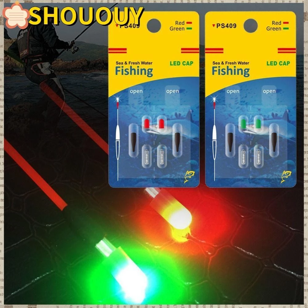 SHOUOUY แท่งไฟตกปลา LED กันน้ํา ถอดออกได้ 2 สี 2023 สไตล์ใหม่