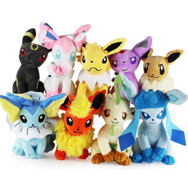 [คลังสินค้าพร้อม] POKEMON POKEMON Pokémon POKEMON Eevee Doll ตุ๊กตาตุ๊กตาเด็กของขวัญ