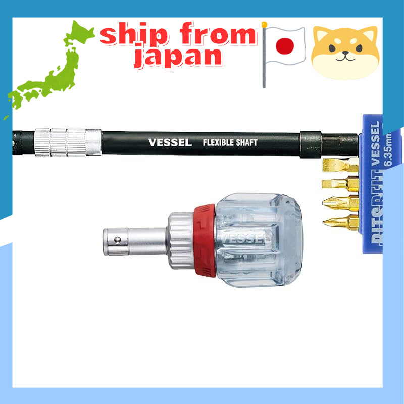 VESSEL Stubby Ratchet Screwdriver Series