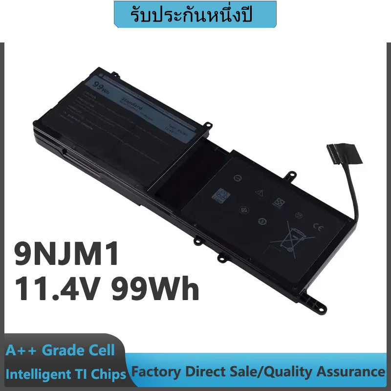 9 NJM1 11.4V 99Wh แบตเตอรี่แล็ปท็อปสำหรับ Dell Alienware 17 R4 R5 15R3 P69F001 P31E P69F P31E001 P31