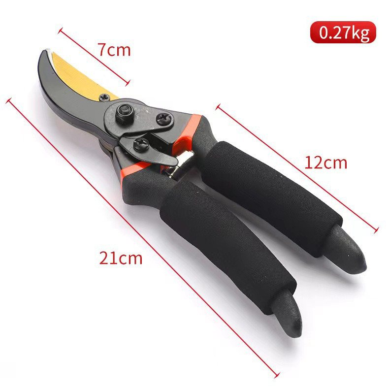 เหล็กอัลลอย SK5 แท้ กรรไกรตัดกิ่ง คม ทน ประหยัดแรงงาน กันไกรตัดกิ่ง กรรไกรตัดกิ่งไม้ กรรไกรแต่งกิ่ง เครื่องมือจัดทำสว - รูปที่ 7