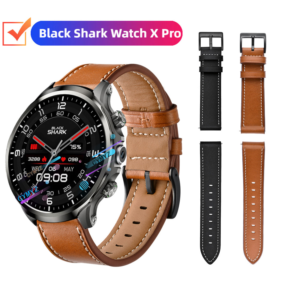 สาย Black Shark Watch X Pro สายหนัง Black Shark Smart Watch สาย X Pro สายรัดข้อมือกีฬา