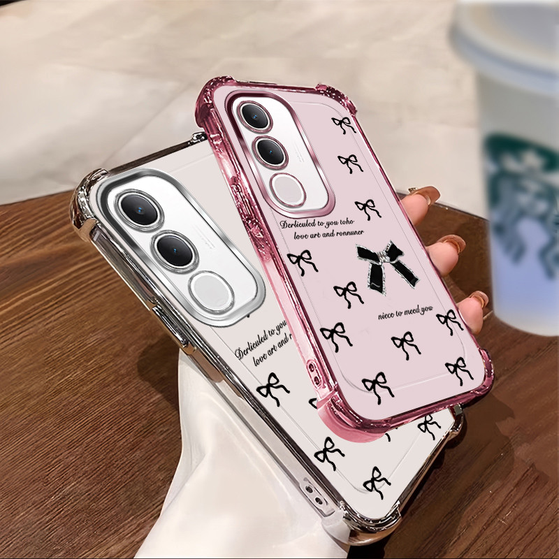 กันกระแทก Case สําหรับ Vivo Y19S เคสโทรศัพท์ TPU โบว์สร้อยข้อมือล่าสุด 2025 ออกแบบใหม่ softCase SZ11