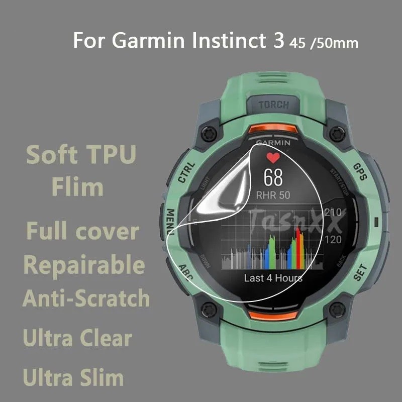 Garmin Instinct 3 Anti-Scratch Hydrogel Screen Protector Instinct 3