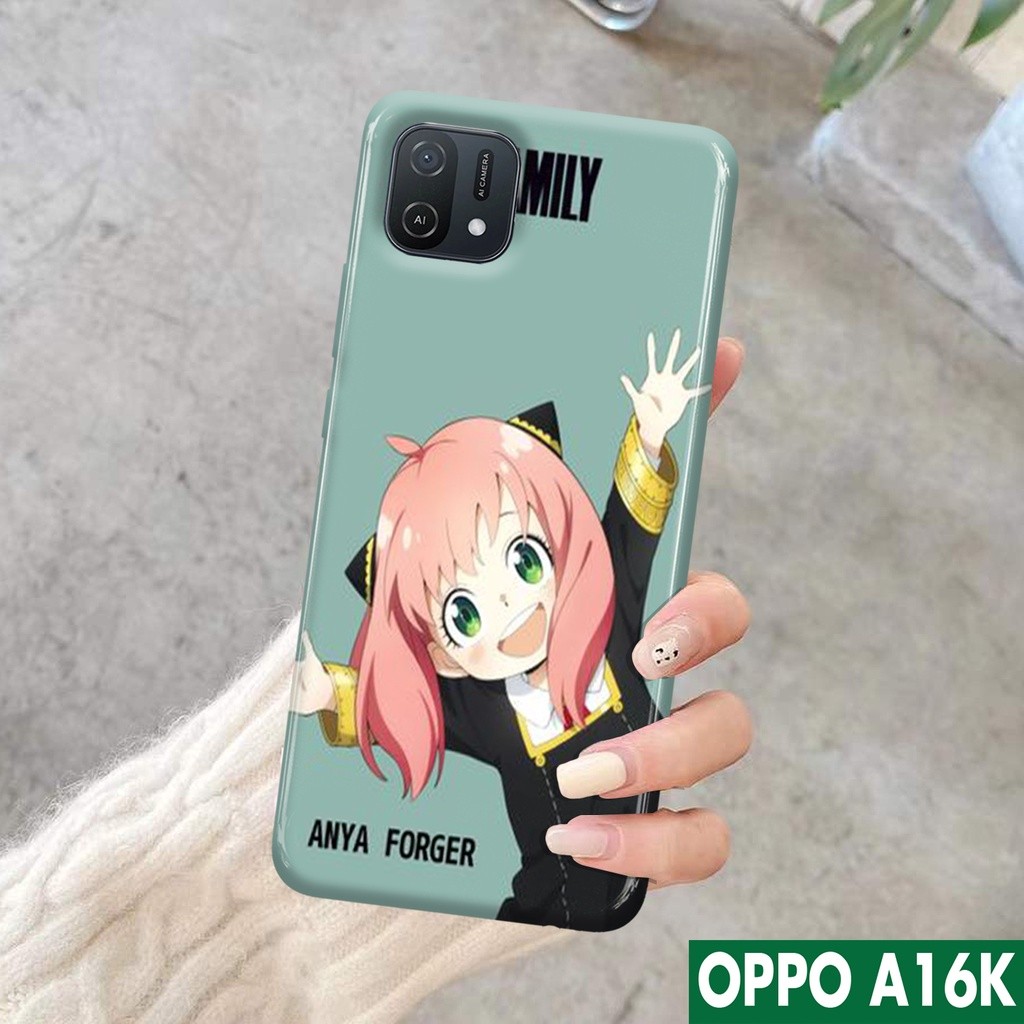[H58] OPPO A16K Case - Fashion Case ANIME ANYA - Hardcase Fullprint OPPO A16K TERBARU - Case For All