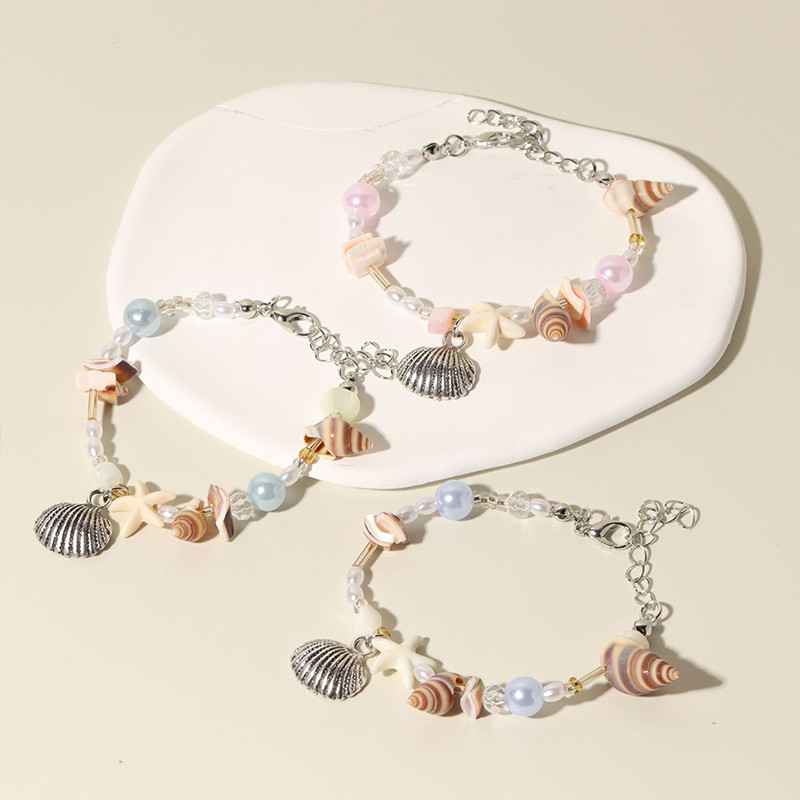 CrystalBraceletDopamineBeadBohemian StyleShellPendant
