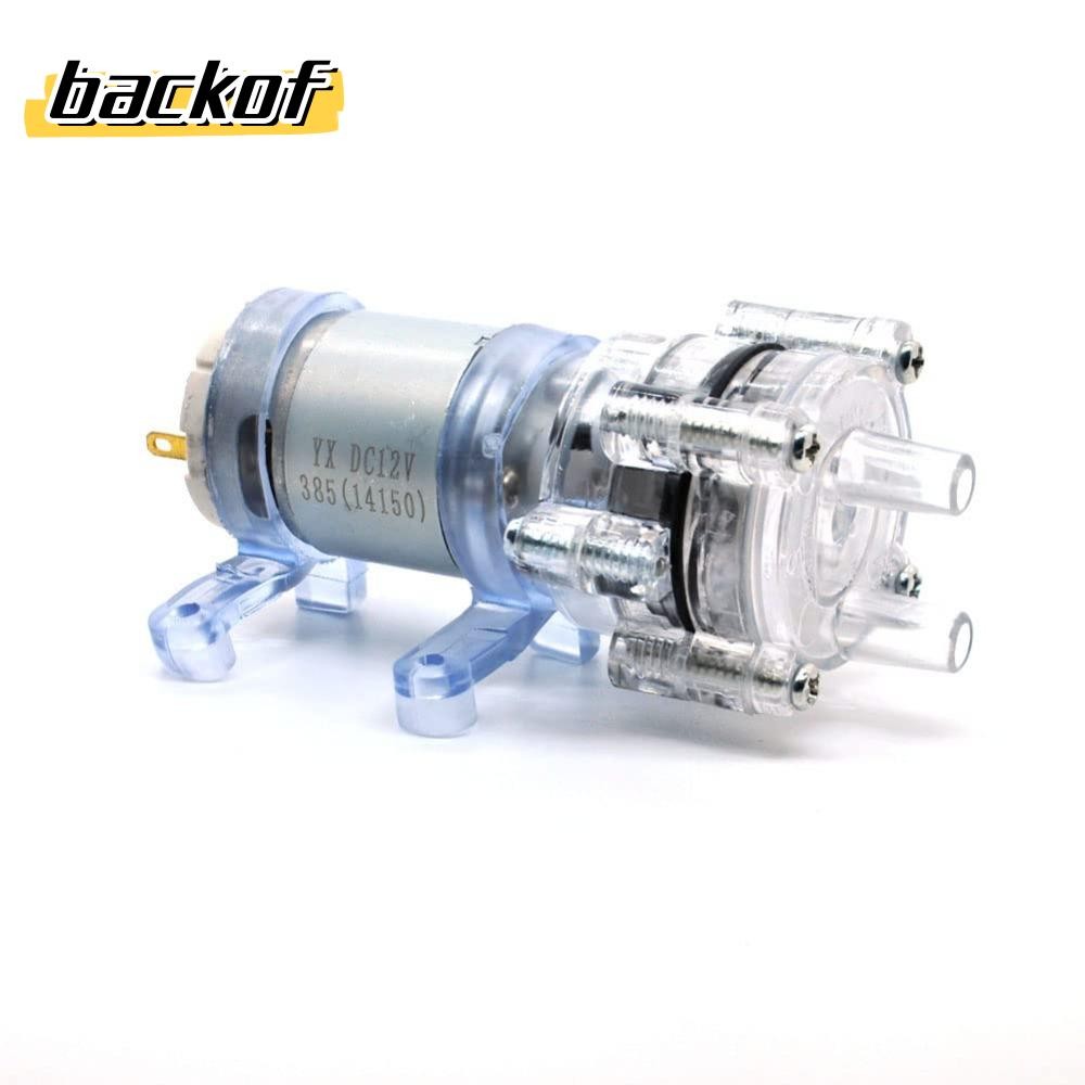 BACKOF ปั๊มไดอะแฟรม, เครื่องใช้ในบ้าน EK1970 Self Priming, ทํางาน R385 DC 6V ถึง 12V Micro Pump ขนาด
