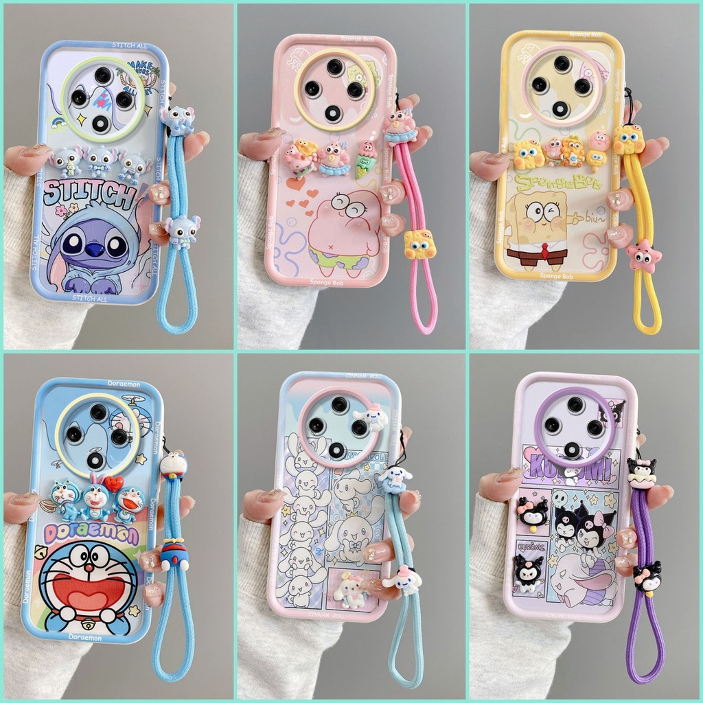 เคส Redmi 14C 4G POCO C75 Anti fall อะนิเมะการ์ตูน TPU ซิลิโคนอ่อนนุ่ม 3D เคสโทรศัพท์น่ารัก XXLK