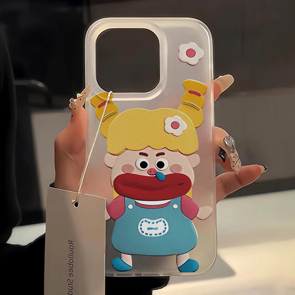 ส่งจากไทย เคสมือถือใหม่ใสด้าน เหมาะกับ iPhone 16 ProMax /15 Pro Max /14 13 12 11 Pro Max/14 13 Plus/12 11 Proสีขาวใส