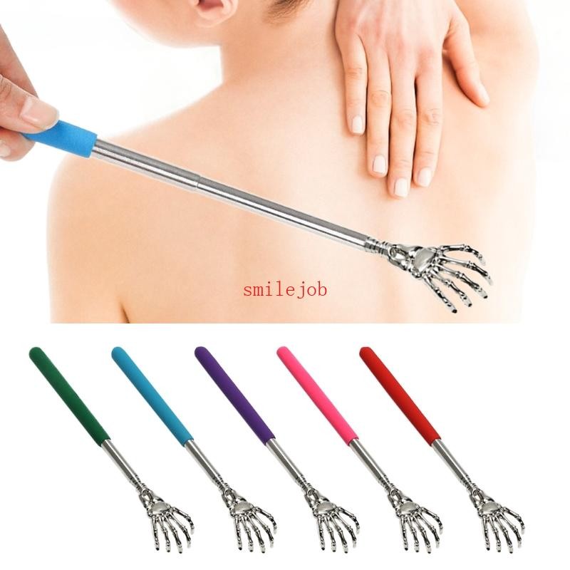 smile* Stainless Steel Claw Back scraper Telescopic Back Scratcher เครื่องนวดขยายได้