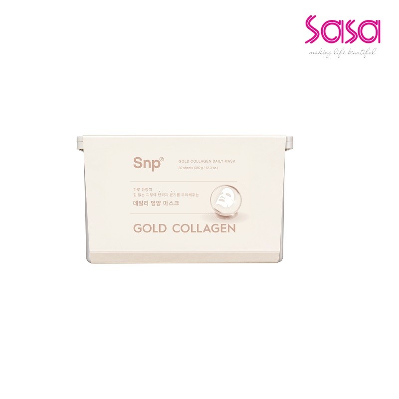 SNP Gold Collagen Daily Mask 30pcs